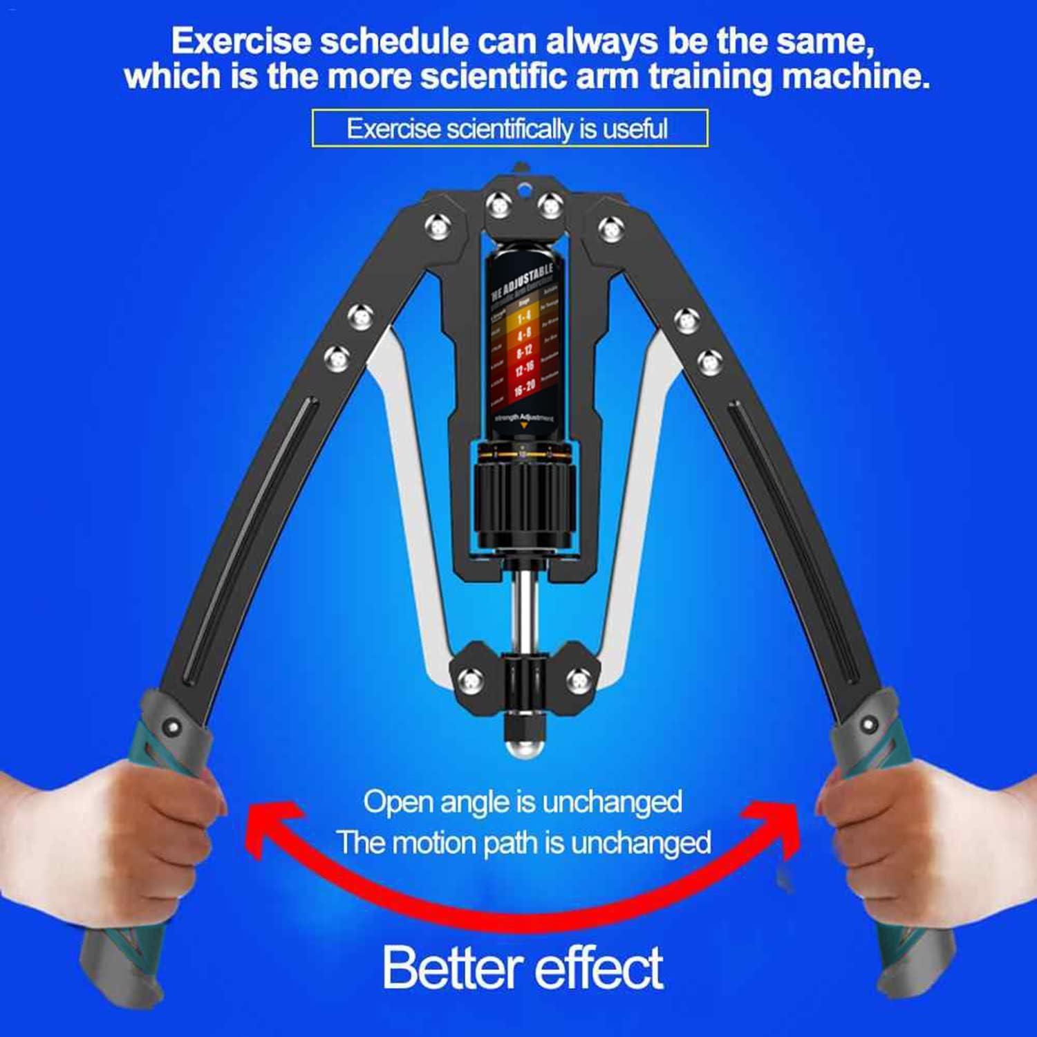Twister Arm Exerciser - Adjustable 22-440Lbs Hydraulic Power, Home Chest Expander, Shoulder Muscle Training Fitness Equipment, Arm Enhanced Exercise Strengthener.